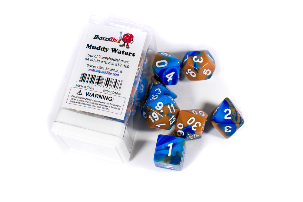 Muddy Waters Tri-Color Swirl Blue/Blue/Brown (Online Only)