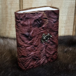 Natural Edge Crunched Cowhide Leather Journal (ONLINE ORDER ONLY)