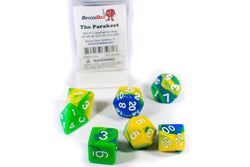 The Parakeet Tri-Color Swirl Green/Yellow/Blue (Online Only)