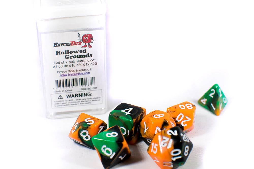 Hallowed Grounds Tri-Color Swirl Orange/Black/Green (Online Only)