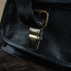 "The Cottage" Leather Mini Backpack - Black (ONLINE ORDER ONLY)