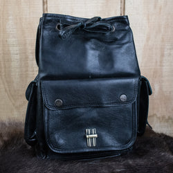 "The Cottage" Leather Mini Backpack - Black (ONLINE ORDER ONLY)