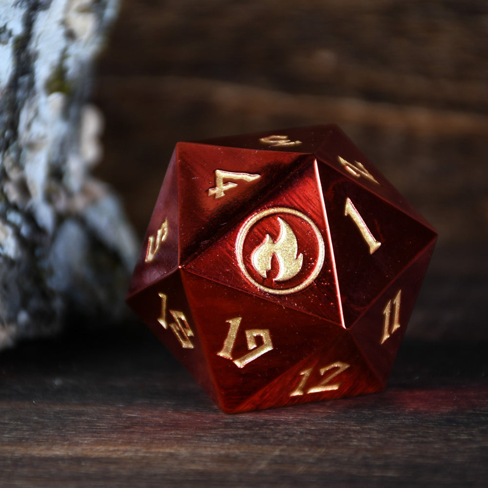 Mountain Mana Spindown Metal D20 (ONLINE ORDER ONLY)