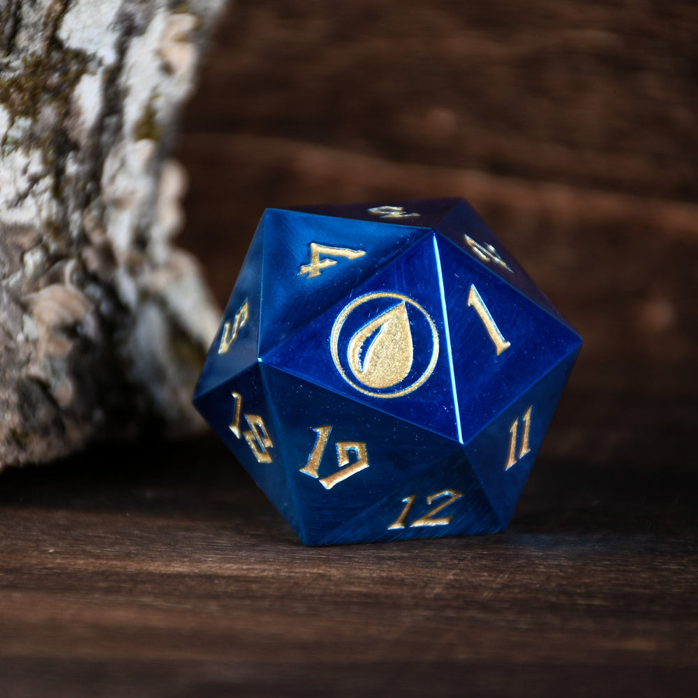 Island Mana Spindown Metal D20 (ONLINE ORDER ONLY)