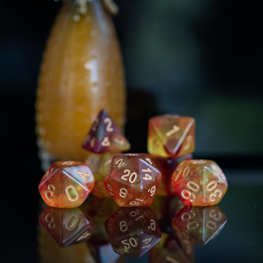 Elixir of Vitality Acrylic Dice Set (ONLINE ORDER ONLY)