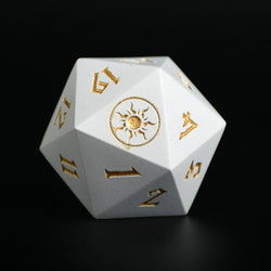 Plains Mana Spindown Metal D20 (ONLINE ORDER ONLY)