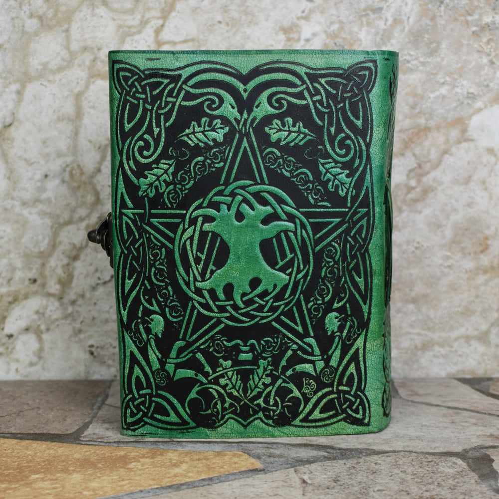 "Earth Pentacle" Leather Journal (ONLINE ORDER ONLY)