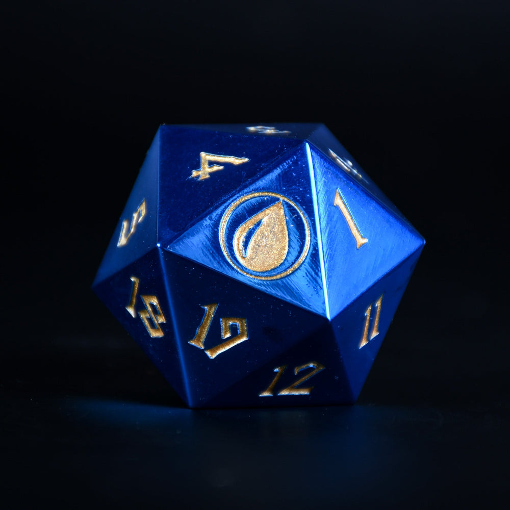 Island Mana Spindown Metal D20 (ONLINE ORDER ONLY)