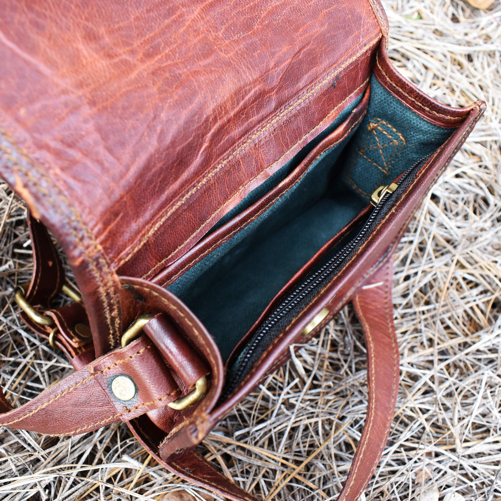 The Wanderer Leather Satchel - Small (ONLINE ORDER ONLY)
