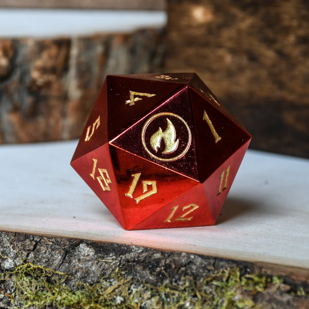 Mountain Mana Spindown Metal D20 (ONLINE ORDER ONLY)