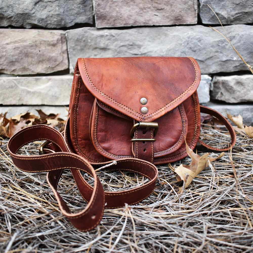 The Rogue Leather Satchel - Small (Tan) (ONLINE ORDER ONLY)