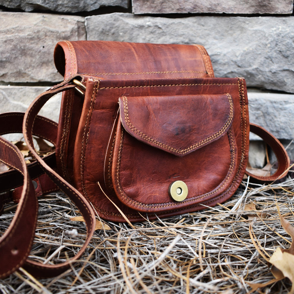 The Rogue Leather Satchel - Small (Tan) (ONLINE ORDER ONLY)