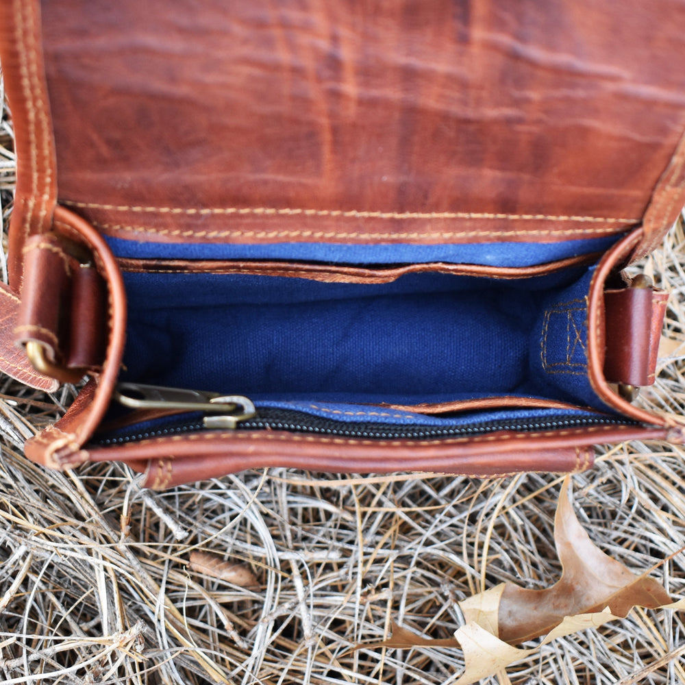 The Rogue Leather Satchel - Small (Tan) (ONLINE ORDER ONLY)