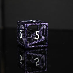 Legends of Valhalla - Purple Hollow Metal Dice Set (ONLINE ORDER ONLY)