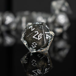 Ashes of My Enemies Liquid Core Dice Set (ONLINE ORDER ONLY)