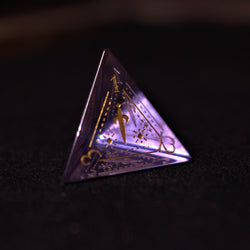 Fabled Mark Purple Glass Dice Set (ONLINE ORDER ONLY)
