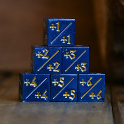 +1/+1 Counter Dice- Blue, 6ct. (ONLINE ORDER ONLY)