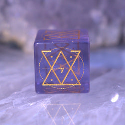 Spellcaster Purple Glass Dice Set (ONLINE ORDER ONLY)