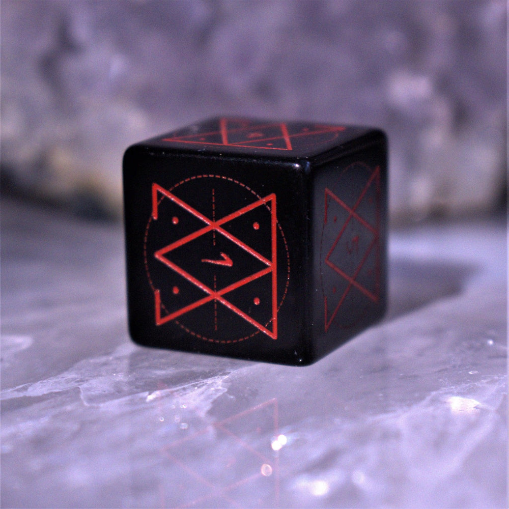Spellcaster Obsidian Stone Dice (ONLINE ORDER ONLY)