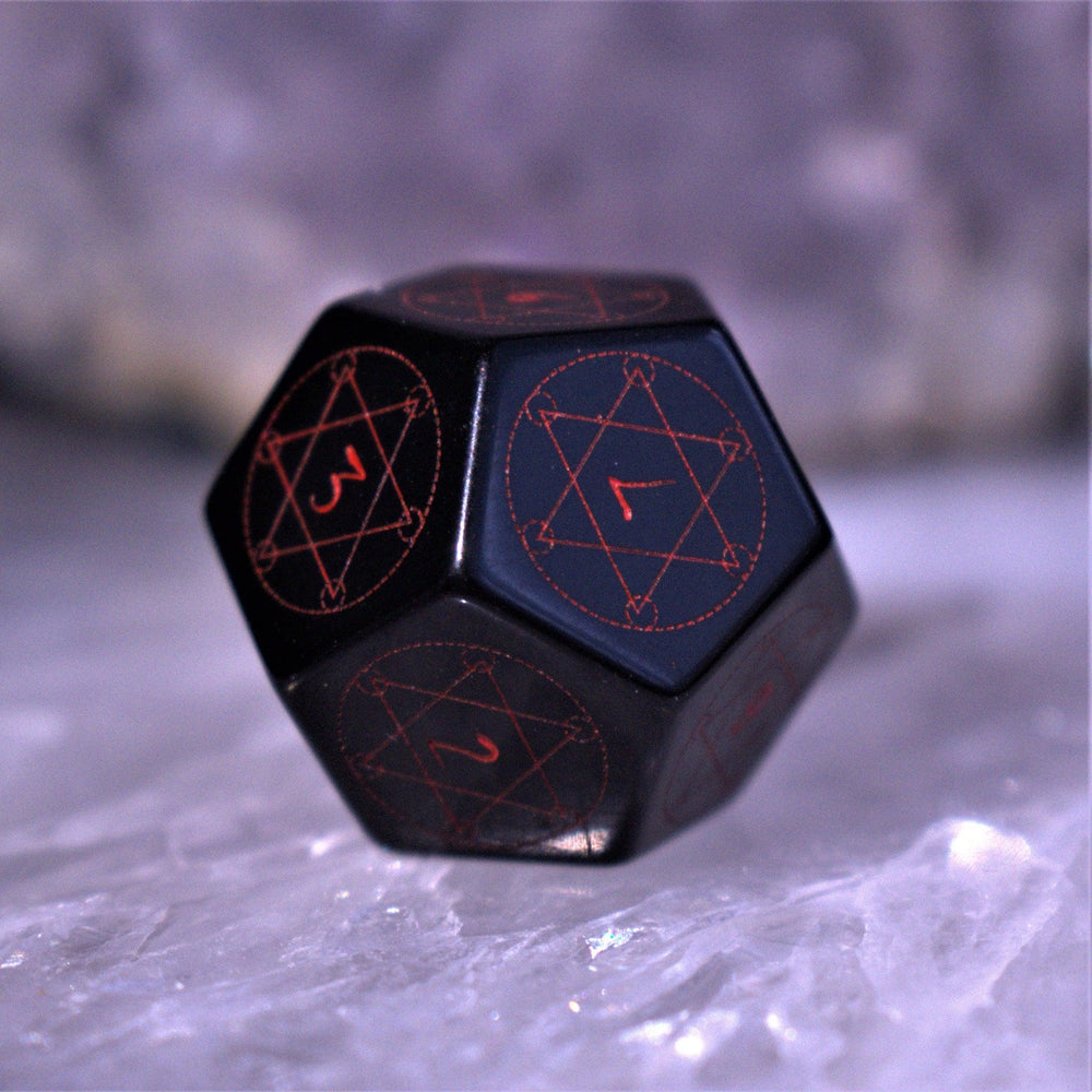 Spellcaster Obsidian Stone Dice (ONLINE ORDER ONLY)