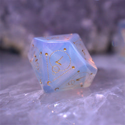 Spellcaster Opalite Stone Dice Set (ONLINE ORDER ONLY)