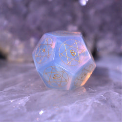 Spellcaster Opalite Stone Dice Set (ONLINE ORDER ONLY)