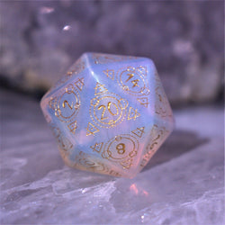 Spellcaster Opalite Stone Dice Set (ONLINE ORDER ONLY)