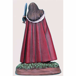 DSM1144 Female Fighter with Long Sword and Dagger The Protector Miniature (ONLINE ORDER ONLY)
