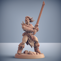 3D Printed Artisan Guild Modular Dragonpeak Barbarians Dragonpeak Barbarians 28mm 32mm (Online Only)