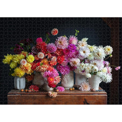 Dahlias 750 Piece Jigsaw Puzzle Artisan (ONLINE ORDER ONLY)