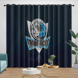Dallas Mavericks Curtains Blackout Window Drapes Room Decoration (Online Order Only)