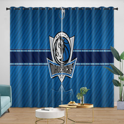 Dallas Mavericks Curtains Blackout Window Drapes Room Decoration (Online Order Only)
