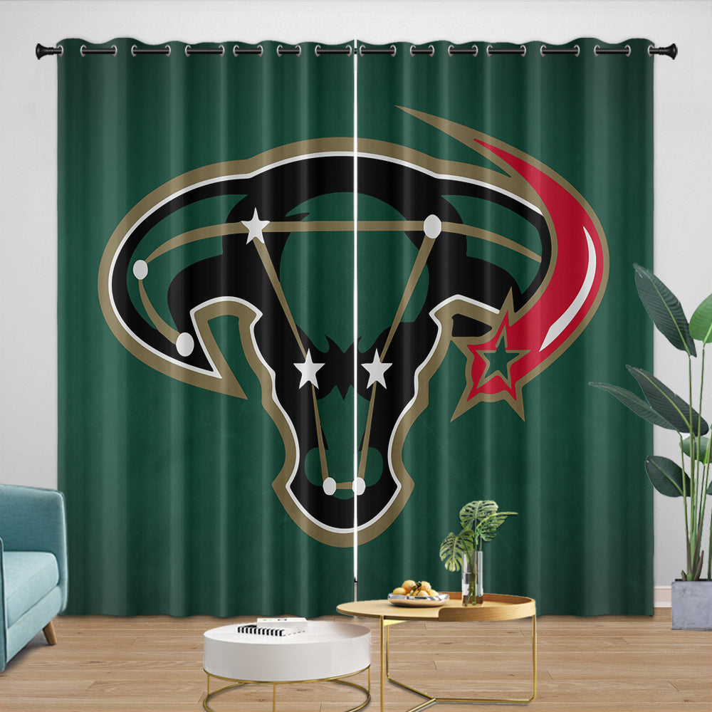 Dallas Stars Curtains Blackout Window Drapes Room Decoration (Online Order Only)