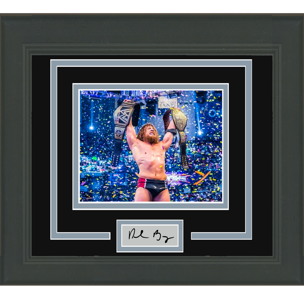 Framed Daniel Bryan Facsimile Laser Engraved Signature Auto 11x14 WWE Photo (ONLINE ORDER ONLY)