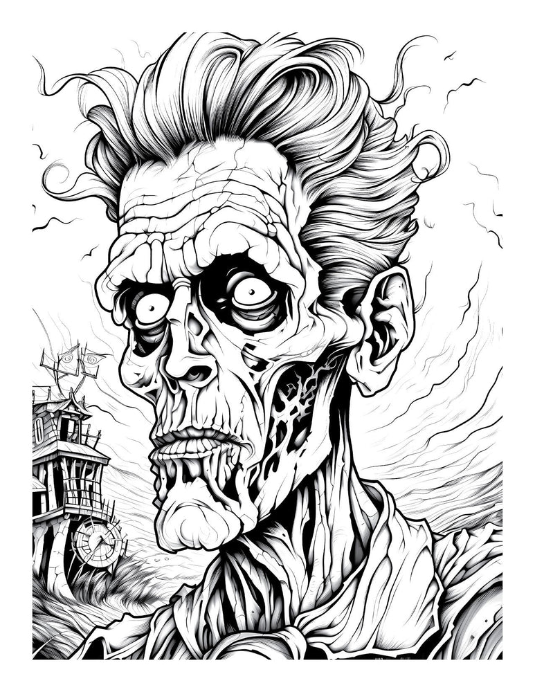 Dare to Dream: Beautiful Horror Coloring Book PDF (ONLINE ORDER ONLY)