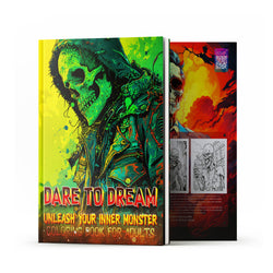 Dare to Dream: Beautiful Horror Coloring Book PDF (ONLINE ORDER ONLY)