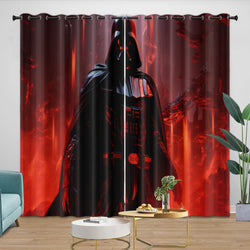 Darth Vader Curtains Blackout Window Drapes Room Decoration (ONLINE ORDER ONLY)