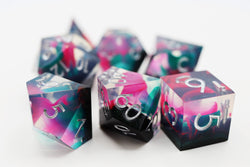 Sharp Edge Resin RPG Dice Set - Daytona (ONLINE ORDER ONLY)