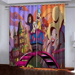 Dead End Paranormal Park Curtains Pattern Blackout Window Drapes (Online Order Only)