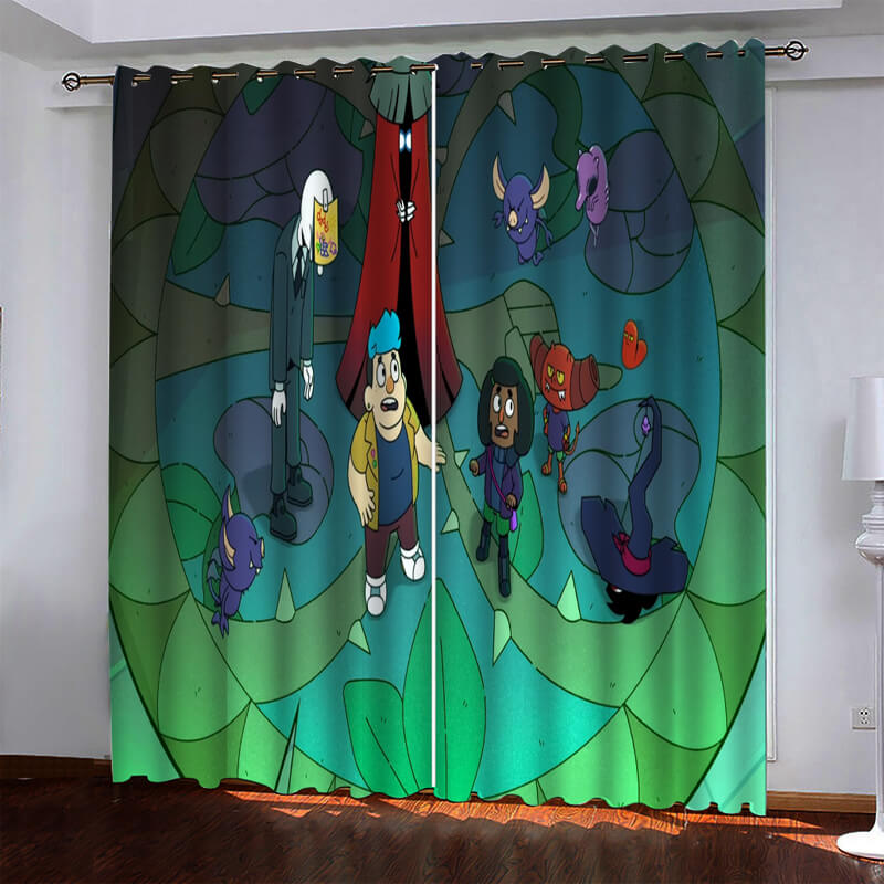 Dead End Paranormal Park Curtains Pattern Blackout Window Drapes (Online Order Only)
