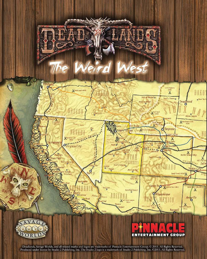 Savage Worlds: Deadlands - Map of the Weird West (ONLINE ORDER ONLY)