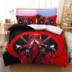 Deadpool 2 Cosplay Bedding Set Quilt Cover Without Filler (Online Order Only)