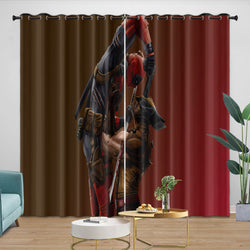 Deadpool And Wolverine Curtains Blackout Window Drapes (Online Order Only)