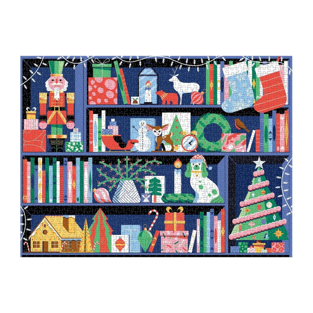 Deck the Shelves 1000 Piece Jigsaw Puzzle Galison (ONLINE ORDER ONLY)