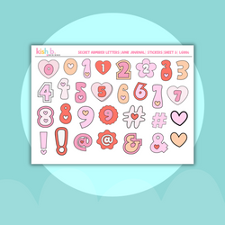 Secret Admirer Letters | Journal Stickers (ONLINE ORDER ONLY)