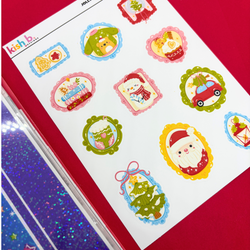 Jolly Holiday Frame  |Journal| Sticker Sheet (ONLINE ORDER ONLY)