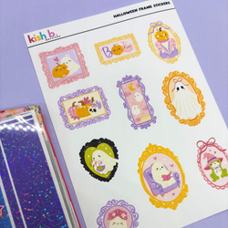 Halloween Frame  |Journal| Sticker Sheet (ONLINE ORDER ONLY)