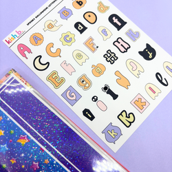 Spooky Halloween Letters | Journal Stickers (ONLINE ORDER ONLY)