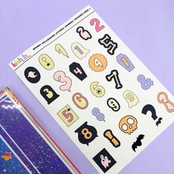 Spooky Halloween Letters | Journal Stickers (ONLINE ORDER ONLY)