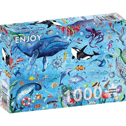 Deep Blue Sea 1000 Piece Jigsaw Puzzle Enjoy (ONLINE ORDER ONLY)